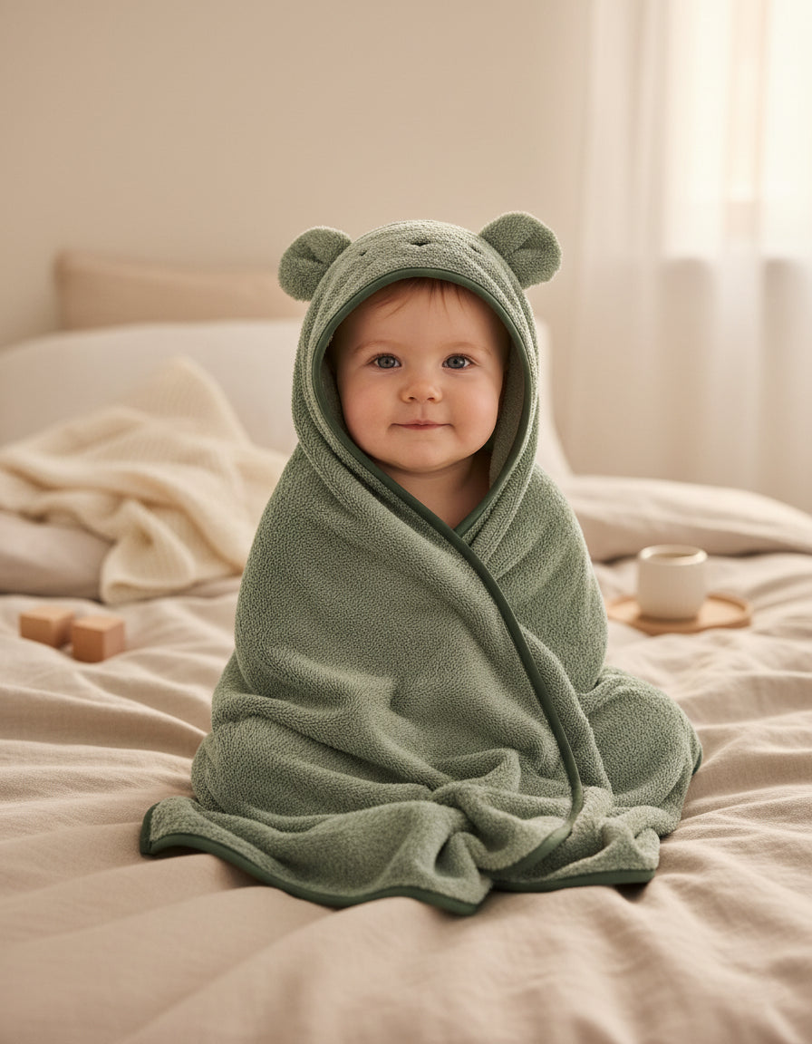 Toalla de bambú para bebé