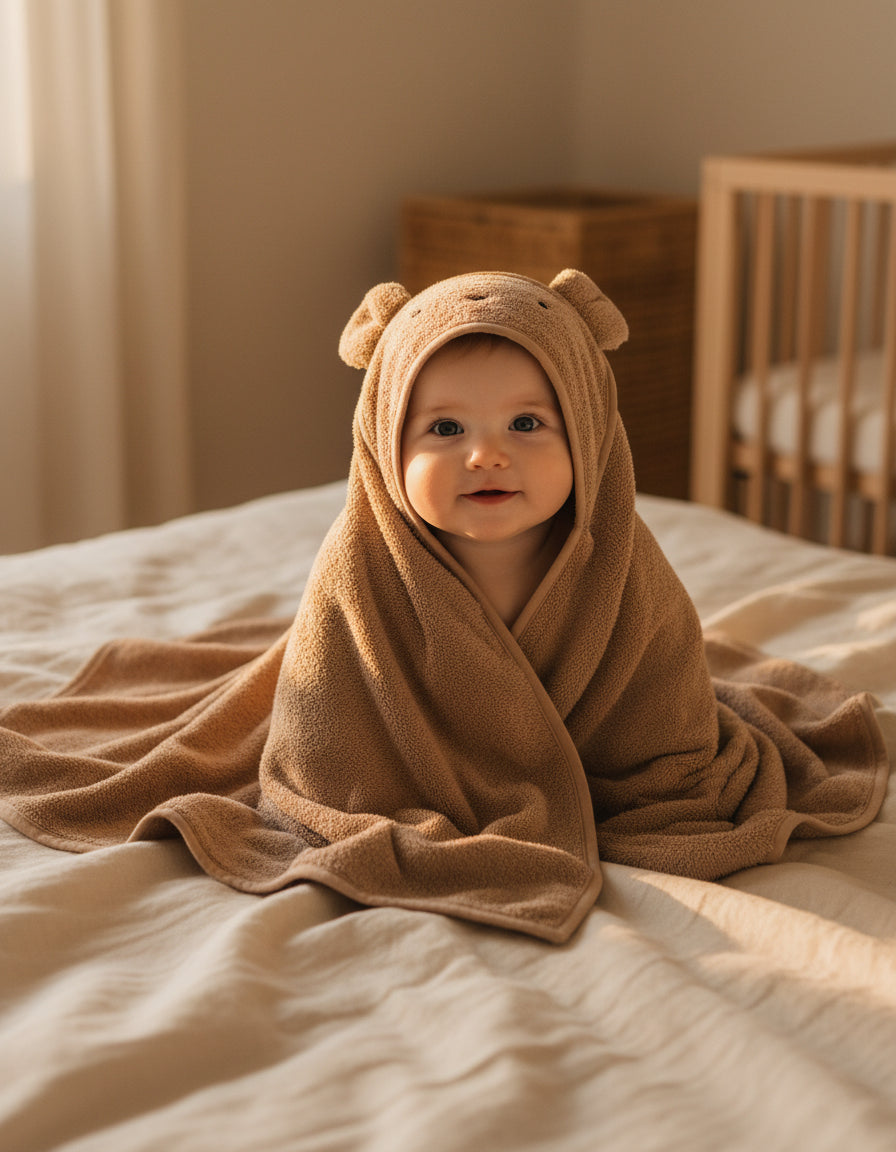 Toalla de bambú para bebé