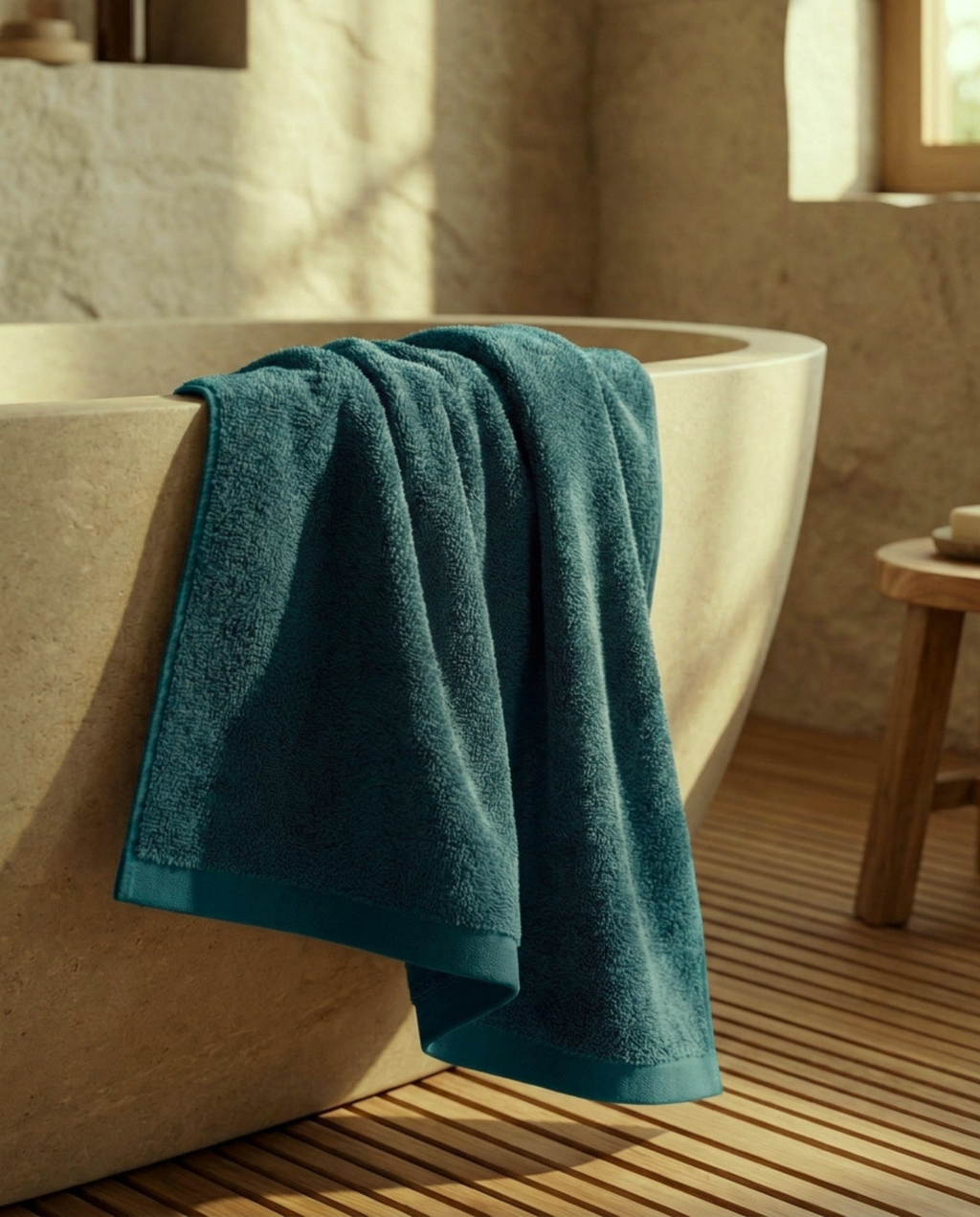 Alfombrilla de Baño de Bambú blanky