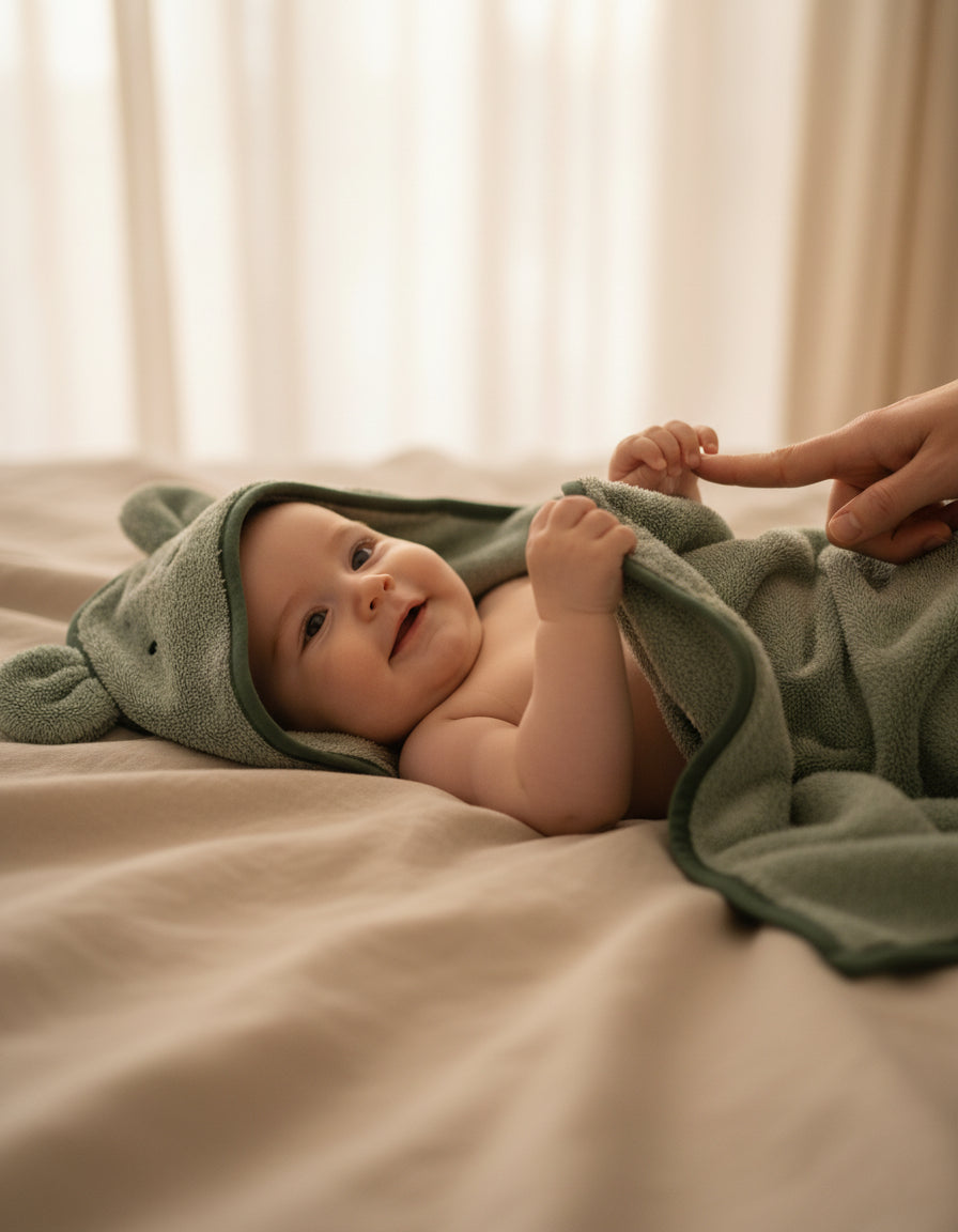 Toalla de bambú para bebé