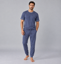 Pijama de camiseta y pantalón de bambú