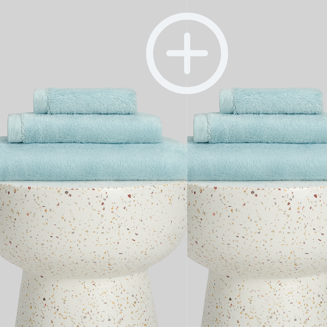 2-Pack | Juego de Toallas de Bambú blanky