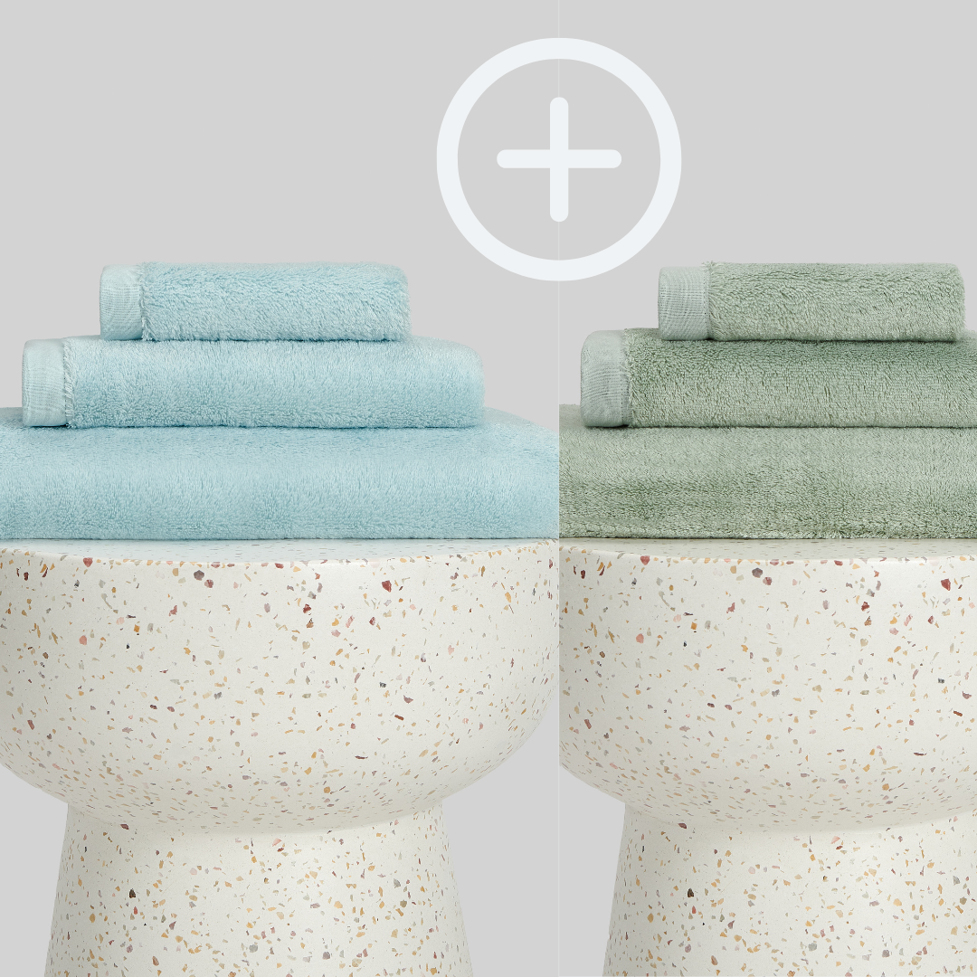 2-Pack | Juego de Toallas de Bambú blanky
