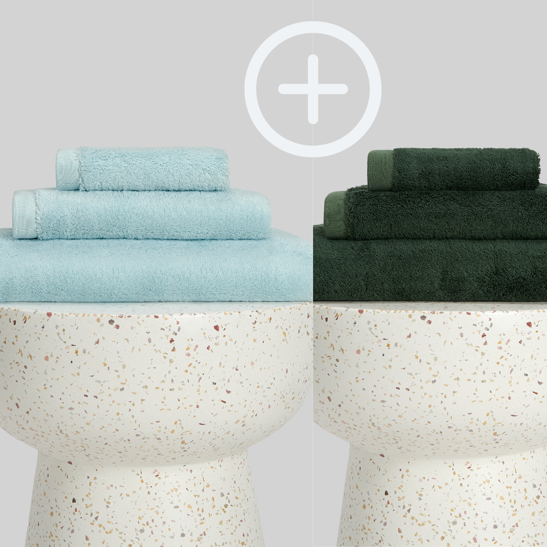 2-Pack | Juego de Toallas de Bambú blanky