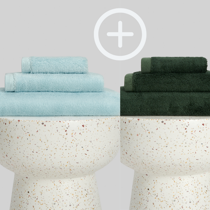 2-Pack | Juego de Toallas de Bambú blanky