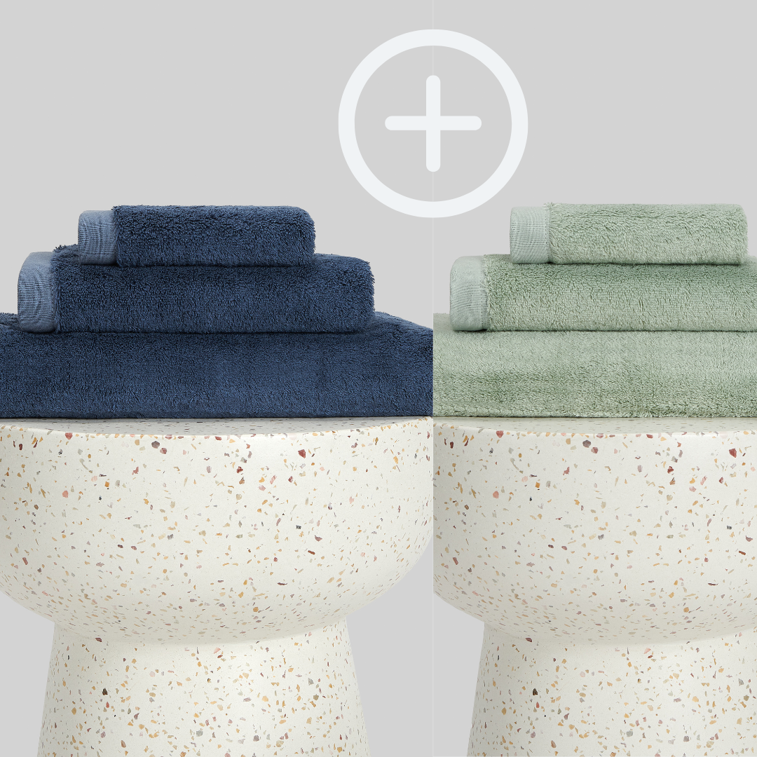 2-Pack | Juego de Toallas de Bambú blanky