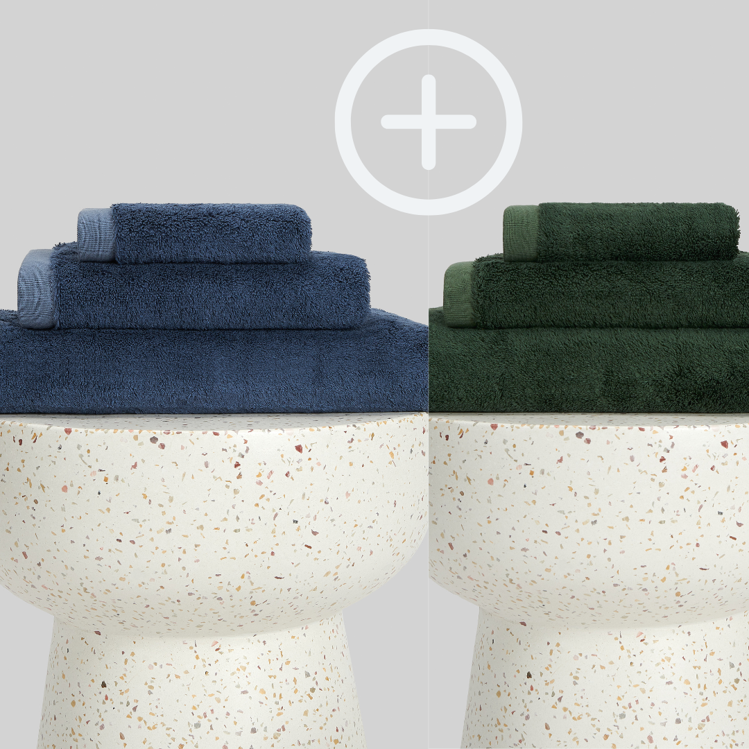 2-Pack | Juego de Toallas de Bambú blanky