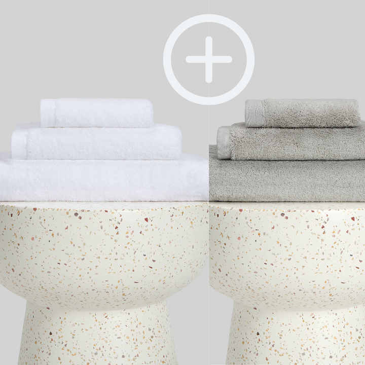 2-Pack | Juego de Toallas de Bambú blanky