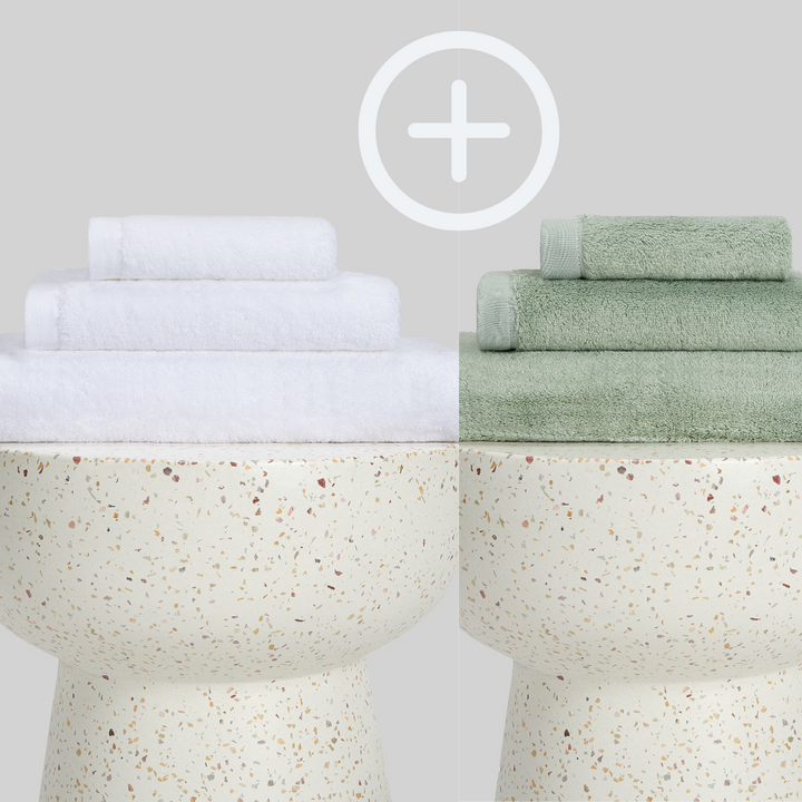 2-Pack | Juego de Toallas de Bambú blanky