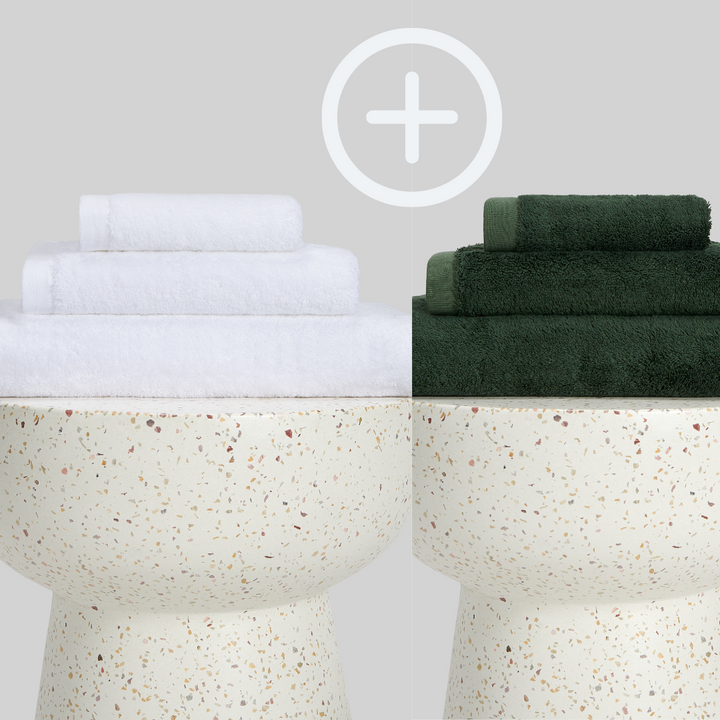 2-Pack | Juego de Toallas de Bambú blanky