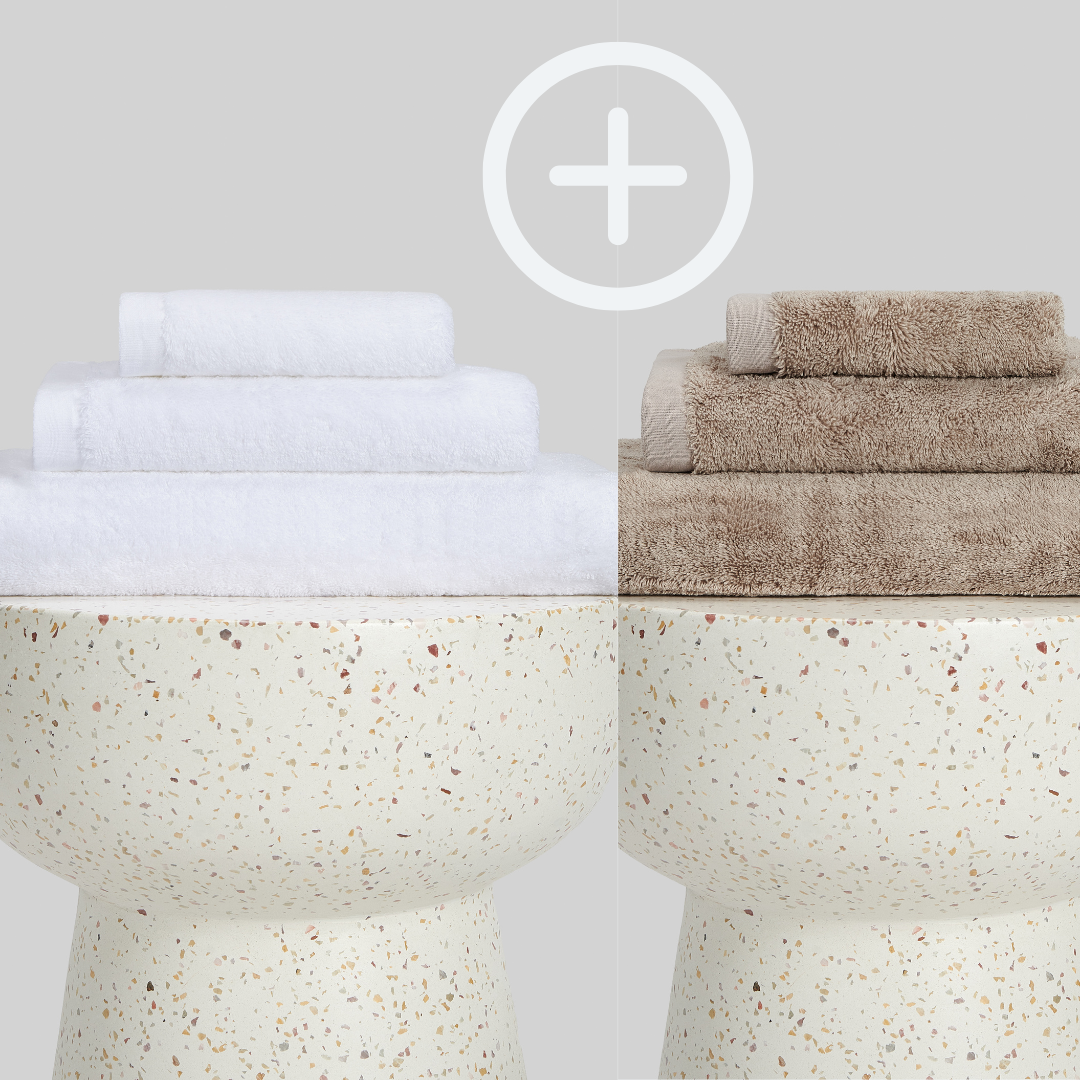 2-Pack | Juego de Toallas de Bambú blanky