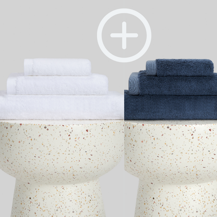 2-Pack | Juego de Toallas de Bambú blanky