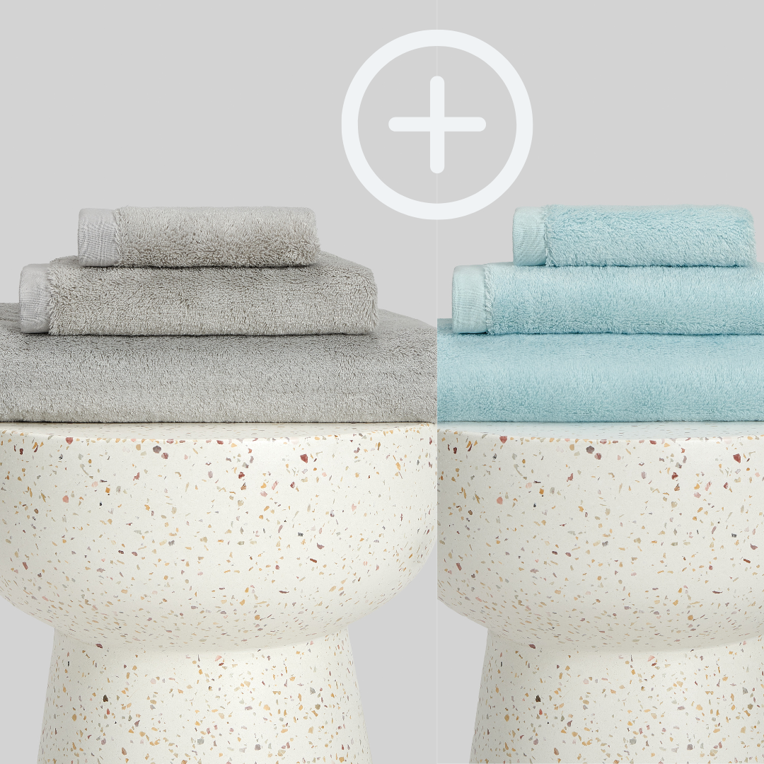2-Pack | Juego de Toallas de Bambú blanky