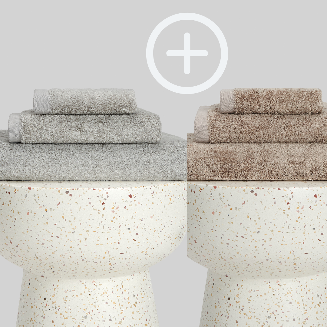 2-Pack | Juego de Toallas de Bambú blanky