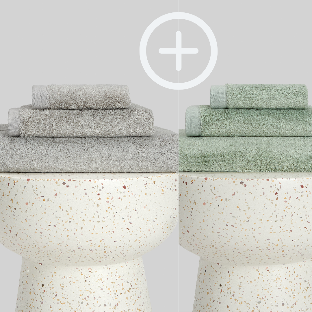 2-Pack | Juego de Toallas de Bambú blanky