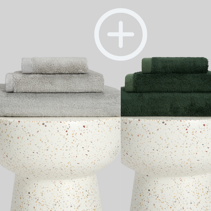 2-Pack | Juego de Toallas de Bambú blanky