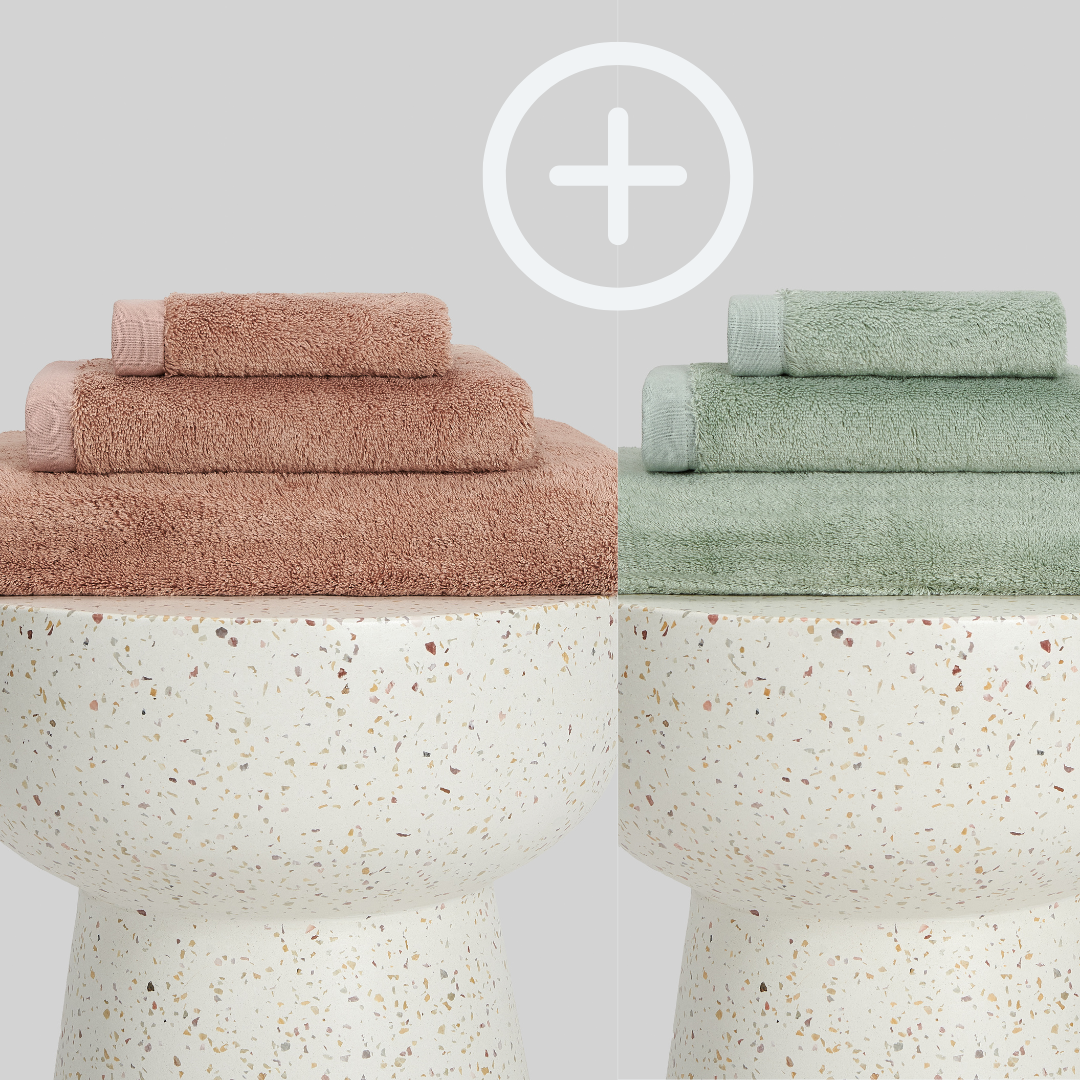 2-Pack | Juego de Toallas de Bambú blanky