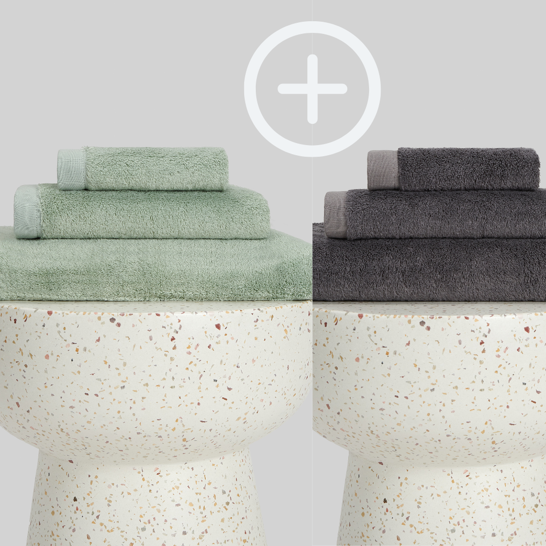 2-Pack | Juego de Toallas de Bambú blanky