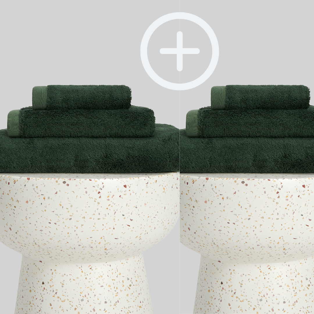 2-Pack | Juego de Toallas de Bambú blanky
