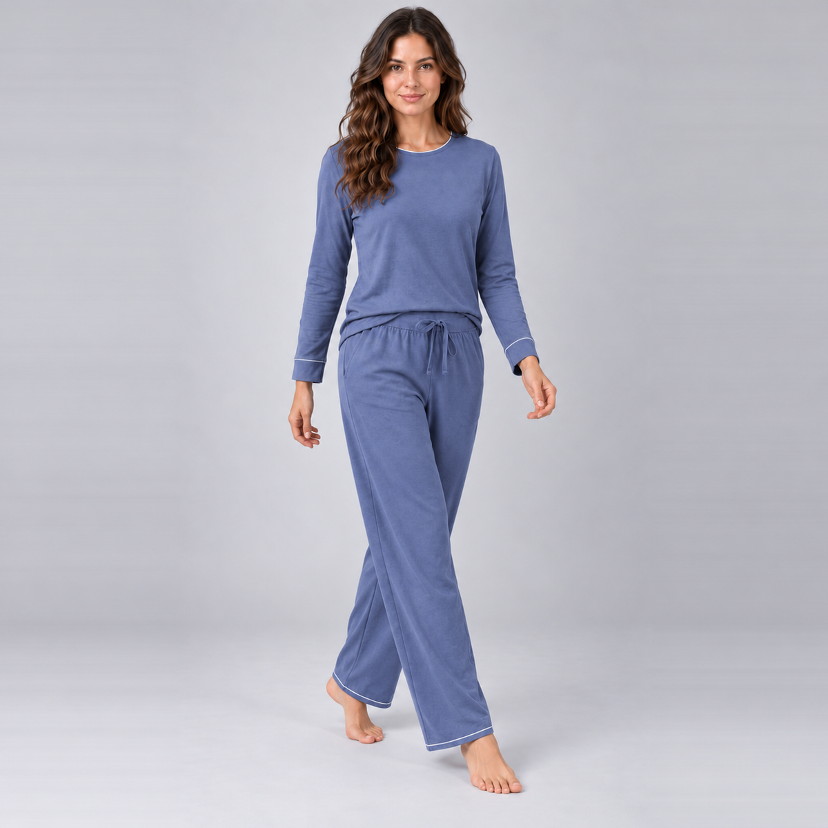 Pijama largo (con sudadera) en bambú