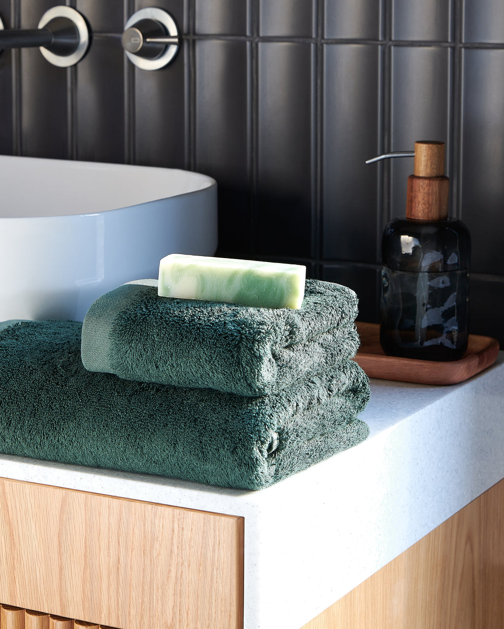 Toalla de Baño de Bambú blanky
