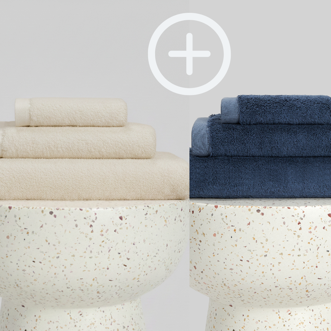 2-Pack | Juego de Toallas de Bambú blanky