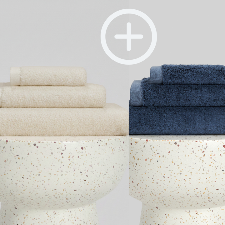 2-Pack | Juego de Toallas de Bambú blanky