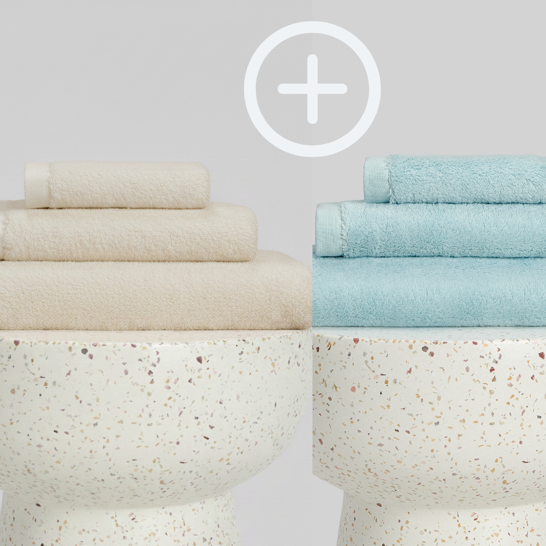 2-Pack | Juego de Toallas de Bambú blanky