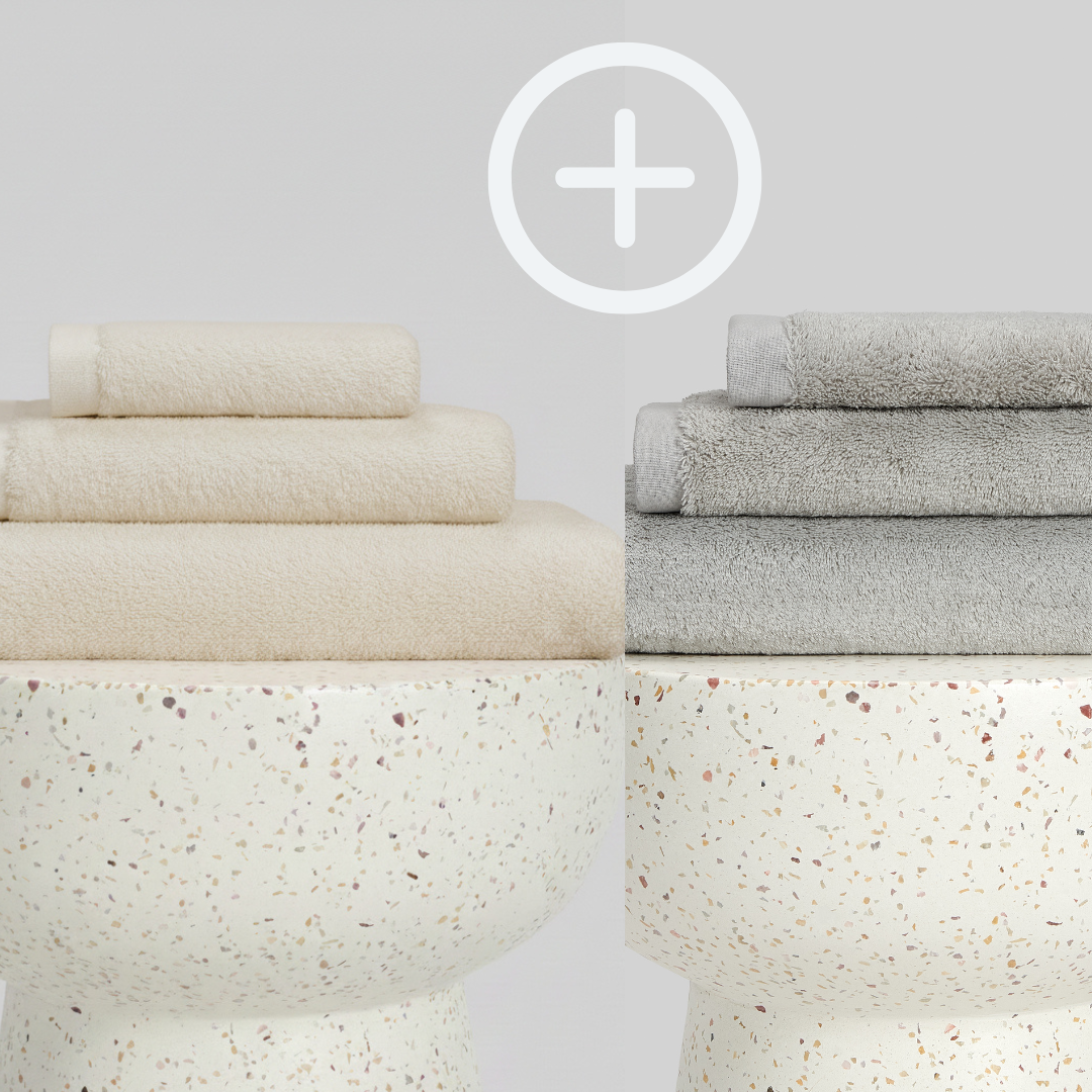 2-Pack | Juego de Toallas de Bambú blanky