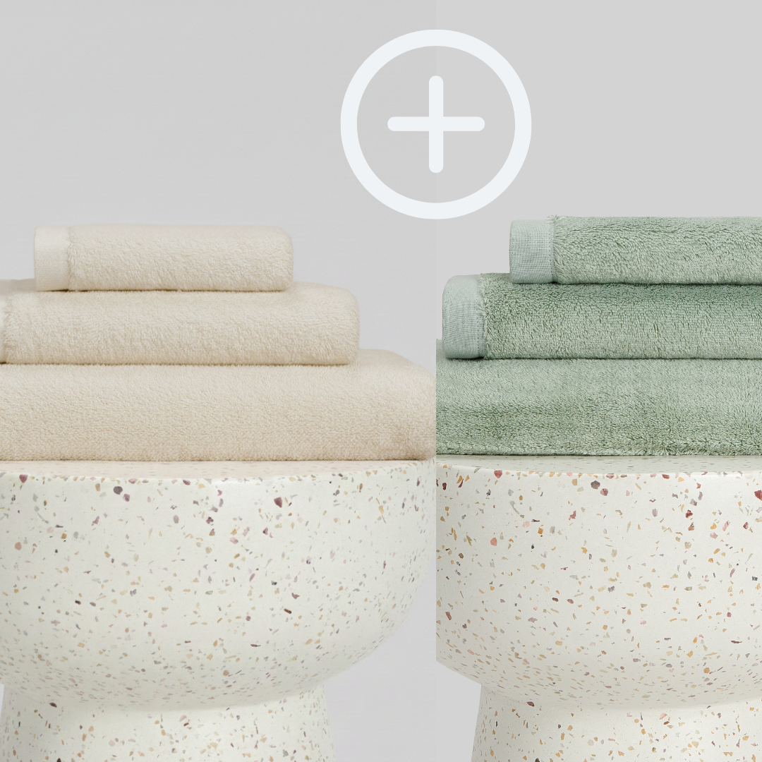 2-Pack | Juego de Toallas de Bambú blanky