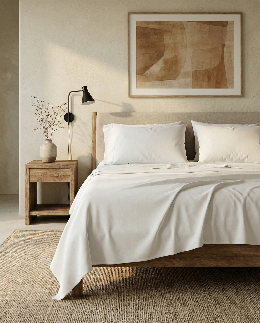 Juego de Sábanas GOTS blanky