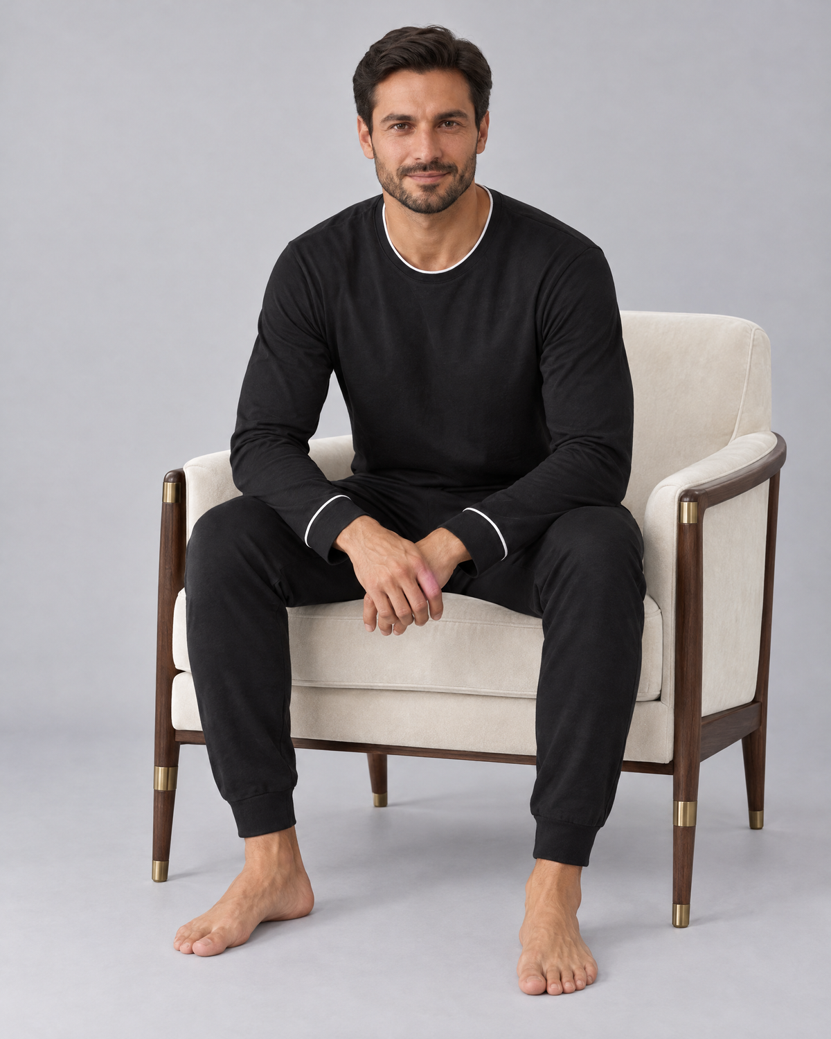 Pijama largo (sudadera) de bambú