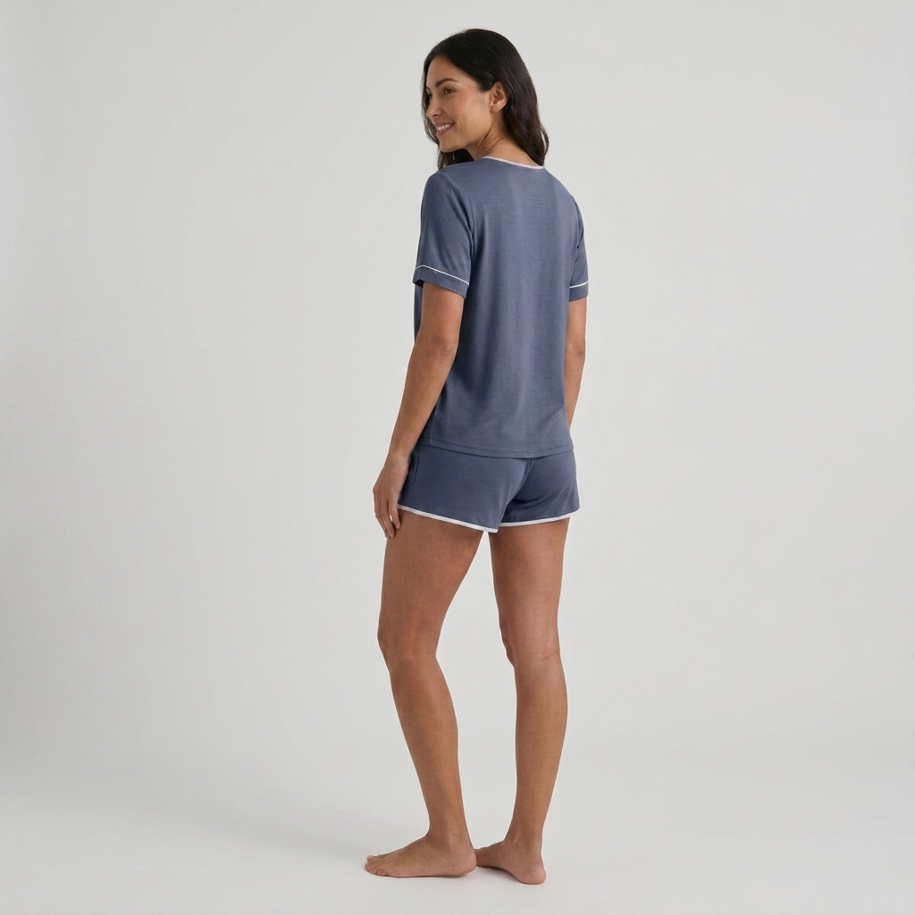Pijama corto (con camisa) en bambú