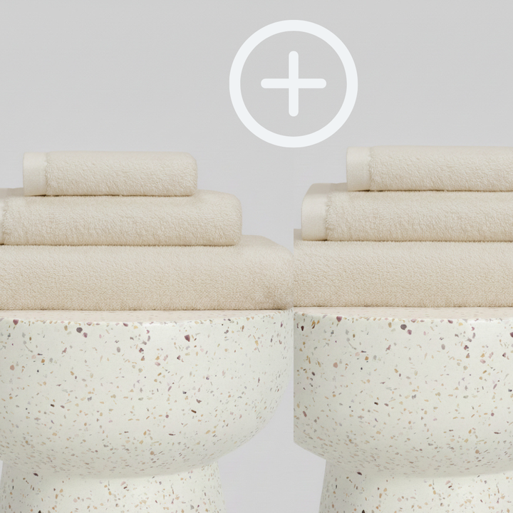 2-Pack | Juego de Toallas de Bambú blanky